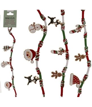 Kerst Armbandje met Bedeltjes – X-Mas Assorti.
