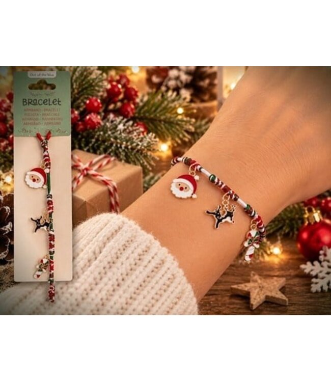Kerst Armbandje met Bedeltjes – X-Mas Assorti.
