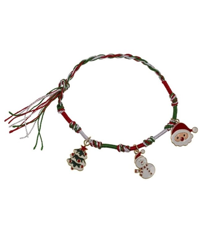 Kerst Armbandje met Bedeltjes – X-Mas Assorti.