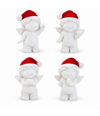 Engel met kerstmuts