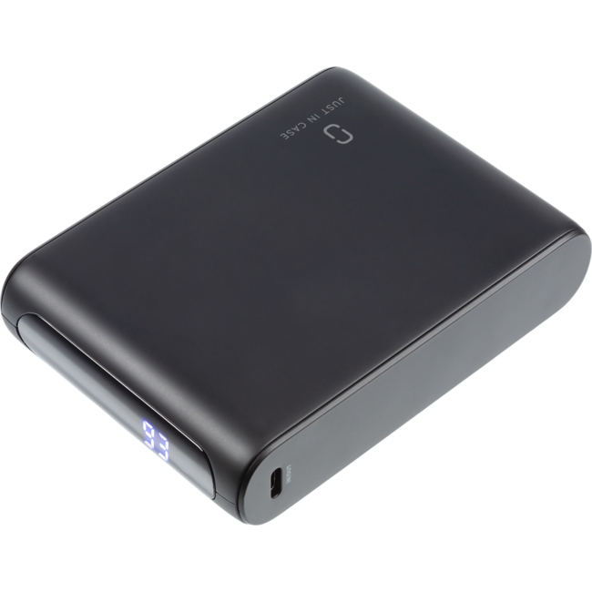 Just in Case Just in Case 22.5W USB-C PD Powerbank 20.000 mAh - Black