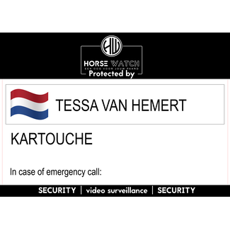 Horse Watch Stable plate