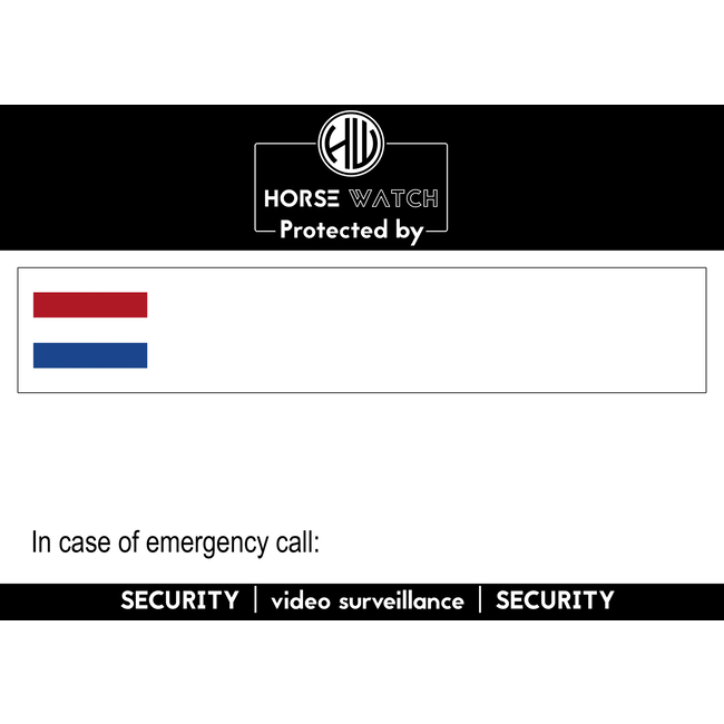 Horse Watch magnetisches Stall-Schild | DE