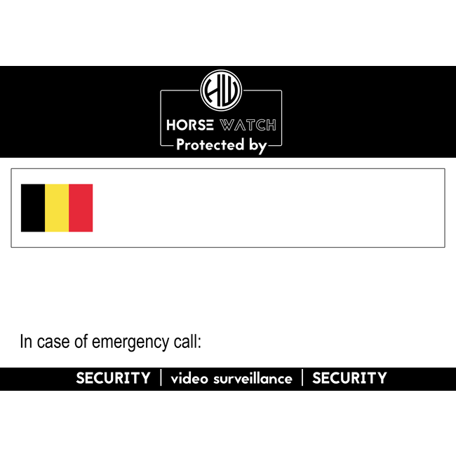 Horse Watch magnetisches Stall-Schild | DE