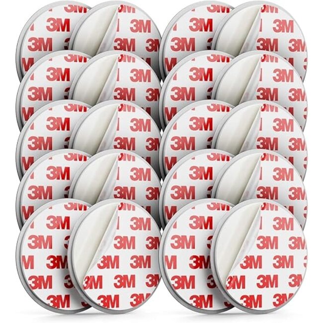 2 PIECES OF MOUNTING STICKER WITH MAGNETIC PLATE