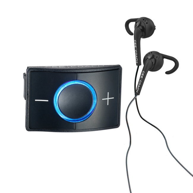CEECOACH 1 Single Set Zwart – Betrouwbaar communicatiesysteem voor instructie, sport en outdoor