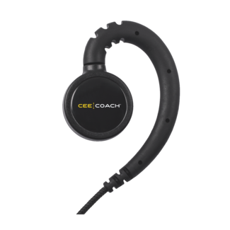 CEECOACH CEECOACH Cable Headset (Mono) – Comfortable single-ear headset with ear hook