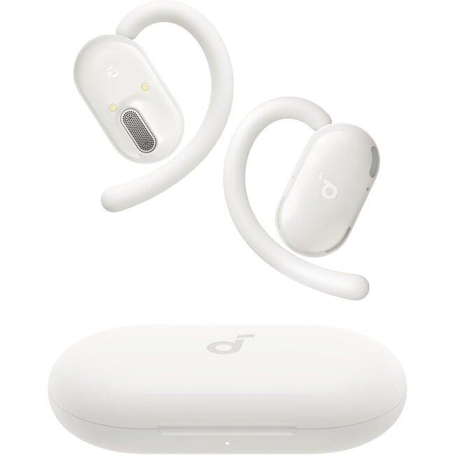 Open-Ear Draadloze Bluetooth Hoofdtelefoon met Verstelbare Oorhaken – Wit – Ideaal voor Ruiters - Copy