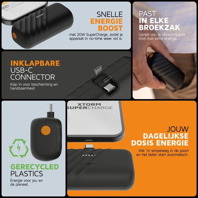 Xtorm 20W Go2 Powershot Powerbank 5,000 mAh – Compatible with Horse Watch Travel