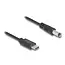 USB-C - DC plug kabel | 5,5 x 2,1mm | max. 5V/1,5A (7,5W) |  1 meter