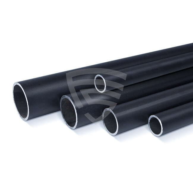 Steigerbuis staal zwart | Ø21.3 mm (max 6 meter)