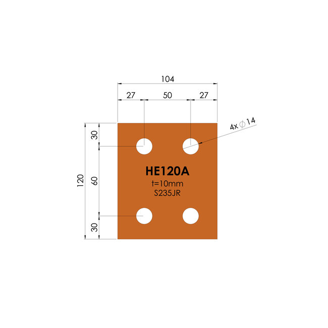 Kopplaat | HE120A