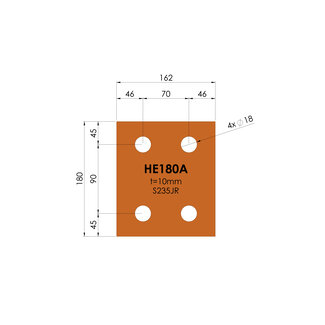 Kopplaat | HE180A