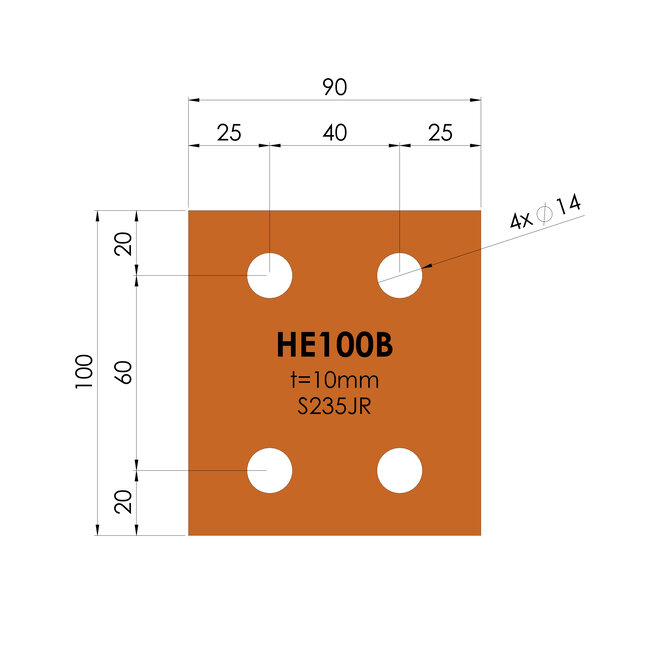 Kopplaat | HE100B