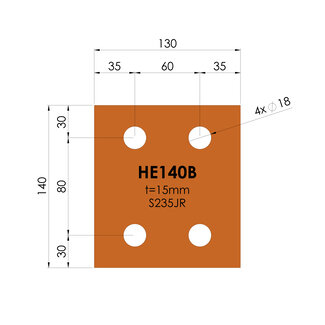 Kopplaat | HE140B