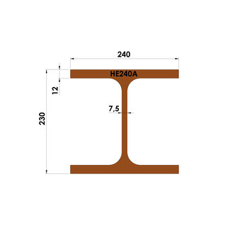 Constructiebalk | HEA 240 | op maat