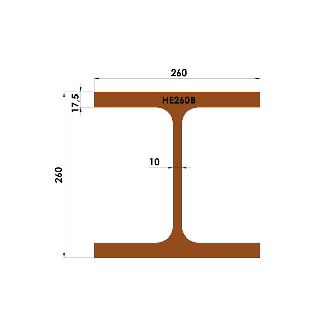 Constructiebalk | HEB 260