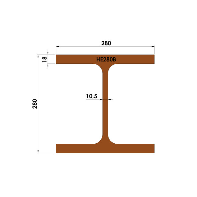 Constructiebalk | HEB 280