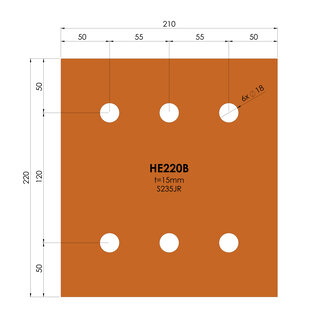 Kopplaat | HE220B