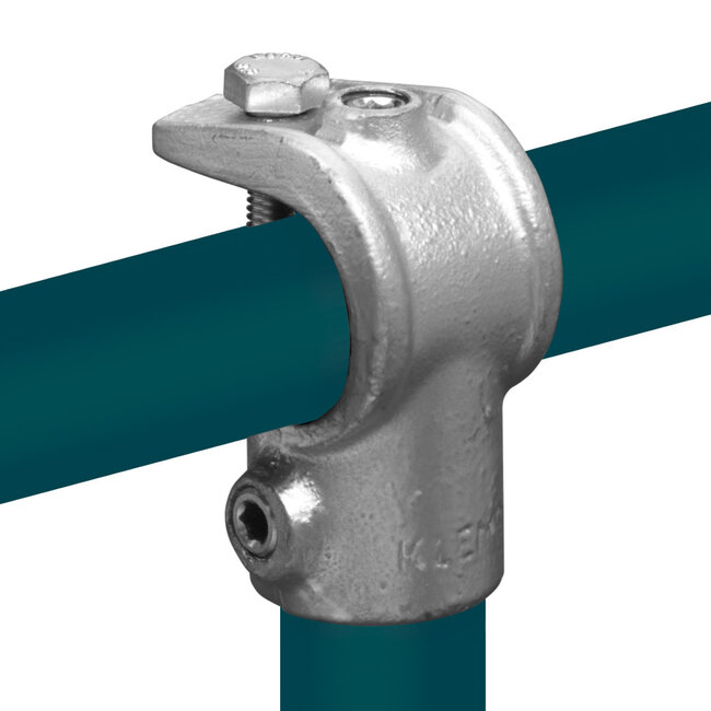 Steigerbuis koppeling open t-stuk | Ø48.3 mm