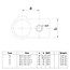Steigerbuis koppeling 90° kruisstuk | Ø60.3 mm