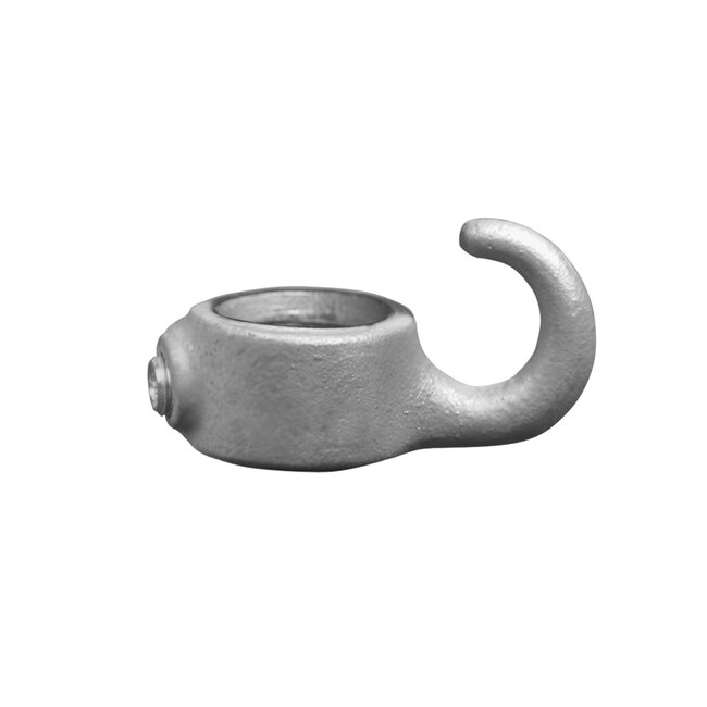 Steigerbuis koppeling kapstokhaak gedraaid | Ø33.7 mm