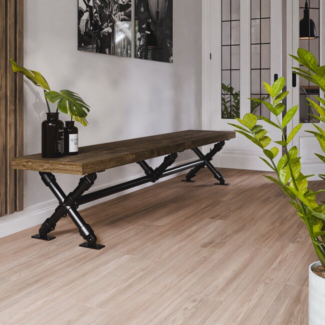 Bank Aalten | steigerbuis staal