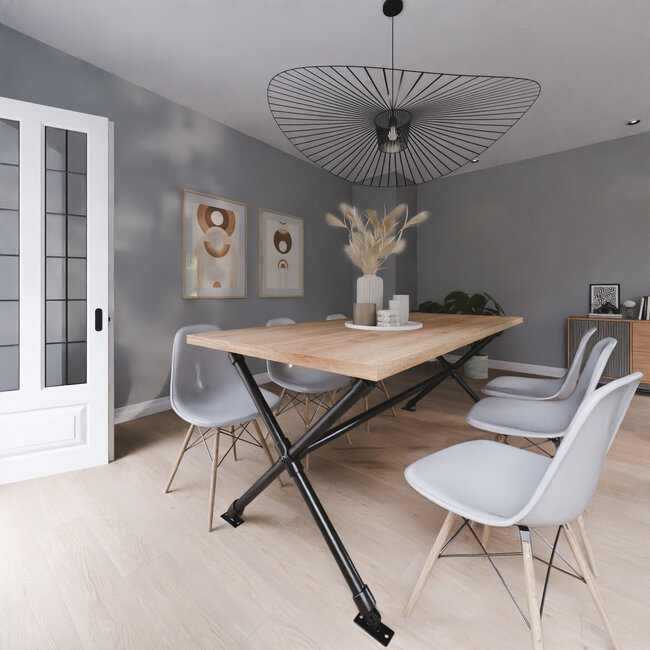 Tafel Noordwijk | steigerbuis staal