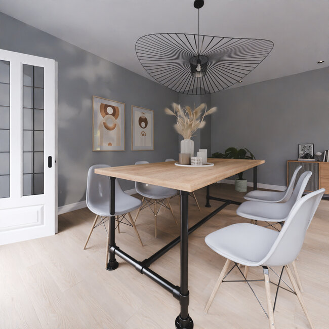 Tafel Nijmegen | steigerbuis staal