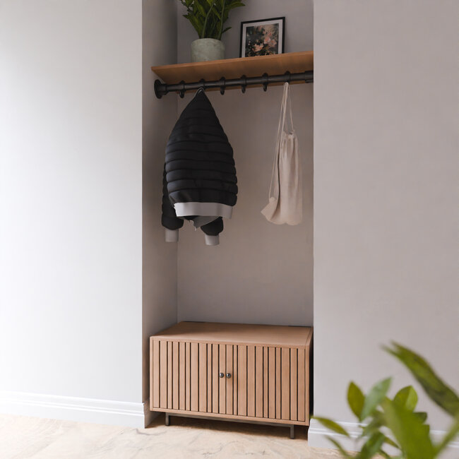 Kapstok Zwolle | steigerbuis staal