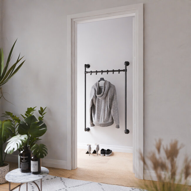 Kapstok Tilburg | steigerbuis staal