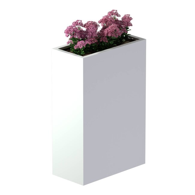 Stalen plantenbak gepoedercoat rechthoek 40x80x1200 cm