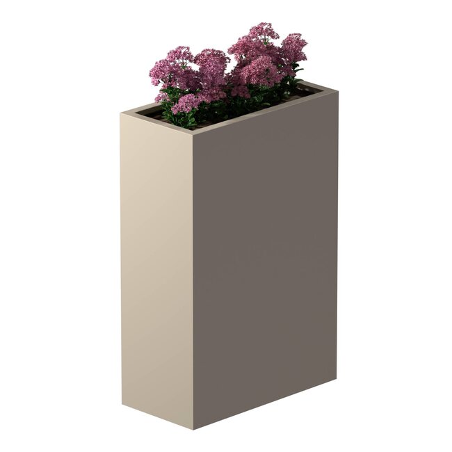 Stalen plantenbak gepoedercoat rechthoek 40x80x1200 cm