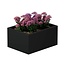 Stalen plantenbak gepoedercoat rechthoek 60x80x40 cm | Premium