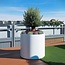 Stalen plantenbak rond gepoedercoat | Ø 50x80 cm