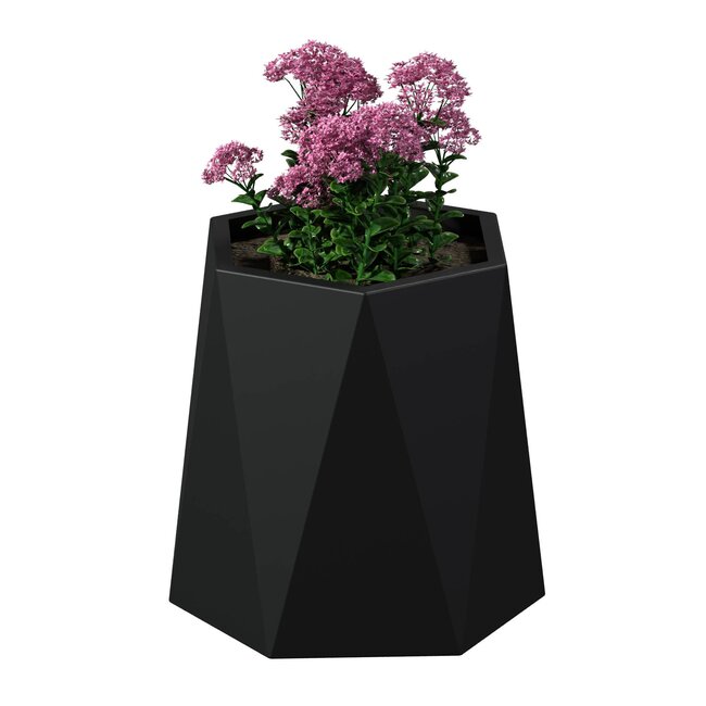 Stalen plantenbak Pisa gepoedercoat | Ø 50x50 cm