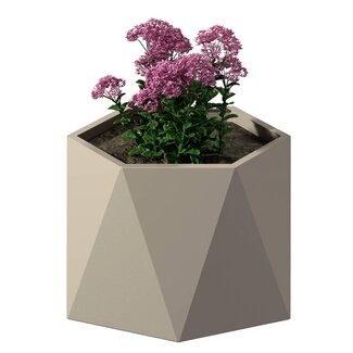 Stalen plantenbak Pisa gepoedercoat | Ø 60x40 cm