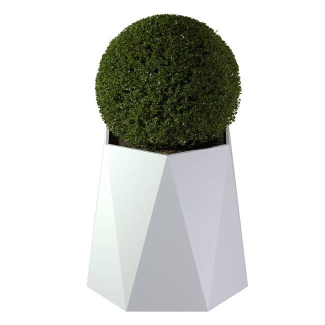 Stalen plantenbak Pisa gepoedercoat | Ø 120x120 cm