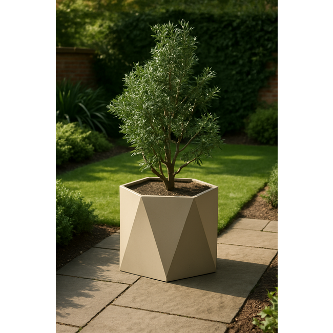 Stalen plantenbak Pisa gepoedercoat | Op maat