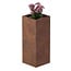Cortenstaal plantenbak vierkant - 40x40x100 cm