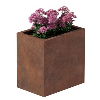 Cortenstaal plantenbak rechthoek - 40x60x60 cm