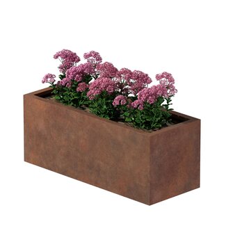 Cortenstaal plantenbak rechthoek - 40x100x40 cm