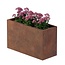 Cortenstaal plantenbak rechthoek - 40x100x60 cm