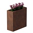 Cortenstaal plantenbak rechthoek - 40x100x100 cm