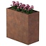 Cortenstaal plantenbak rechthoek - 120x60x120 cm