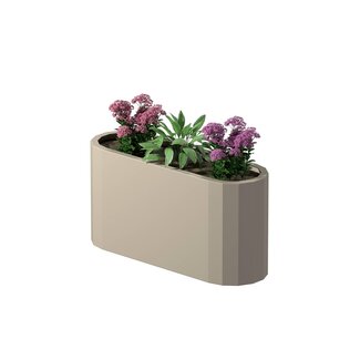 Stalen plantenbak Como gepoedercoat | 120x40x60 cm