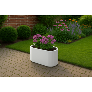 Stalen plantenbak Como gepoedercoat | 80x40x40 cm