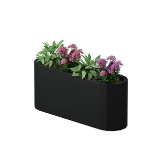 Stalen plantenbak Como gepoedercoat | 140x40x60 cm