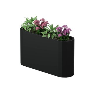 Stalen plantenbak Como gepoedercoat | 140x40x80 cm