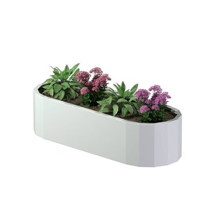 Stalen plantenbak Como gepoedercoat | 160x60x40 cm